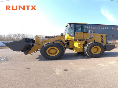 Runtx Гидравлический 162kw Дизельный Двигатель Колесный Погрузчик С Быстрой Сцепкой