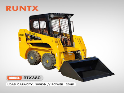 Runtx Китайский Бренд Новый Небольшой Колесный Погрузчик С Бортовым Поворотом И Емкостью Ковша 0,2 Куб. См