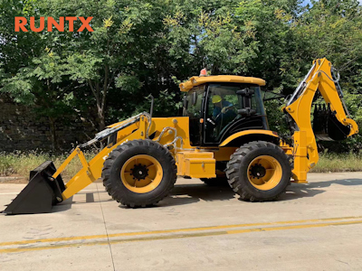 Runtx Популярный Интегрированный 4x4 Гидравлический Экскаватор-погрузчик С Дополнительным Двигателем