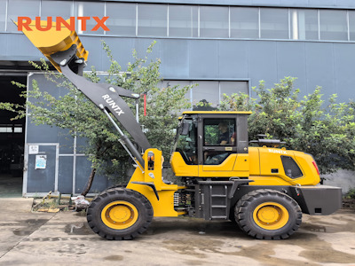Runtx 2,5 Тонн Сельскохозяйственная Строительная Ковшовая Техника Компактный Многофункциональный Мини-погрузчик