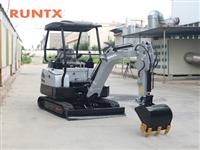 Экскаватор Runtx,1,8 Тонн,Компактный Гидравлический Мини-экскаватор Для Сада,Работает Самостоятельно С Навесом