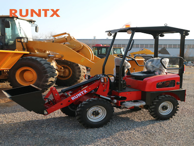 Электронный Погрузчик Runtx С Заводом,2,4 Тонны,Многоразовый Садовый Фермерский Электрический Мини-погрузчик