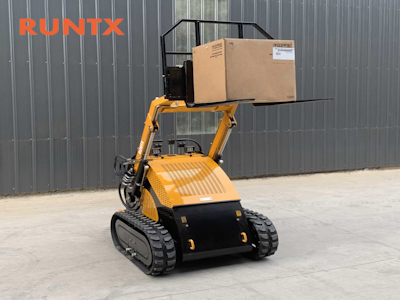 Высококачественный Мини-погрузчик Runtx 380 Кг С Дизельным Двигателем Мощностью 23 Л.с.